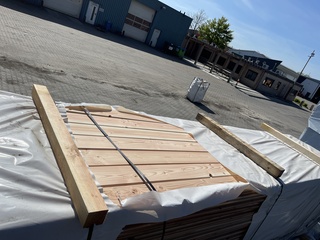 Ca. 100x Douglas Veer en Groef, 18x145mm, lengte 400cm